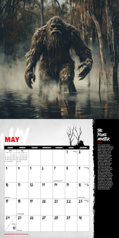 2026 Monsters & Mysteries Calendar
