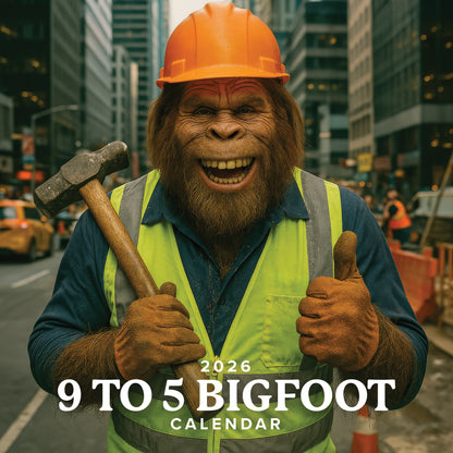 2026 9 to 5 Bigfoot Calendar