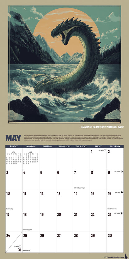 2026 National Parks Legends Calendar