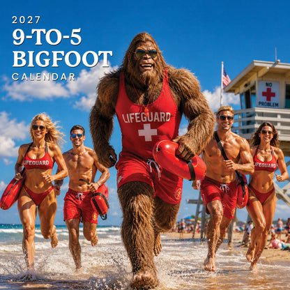 2027 9 to 5 Bigfoot Calendar