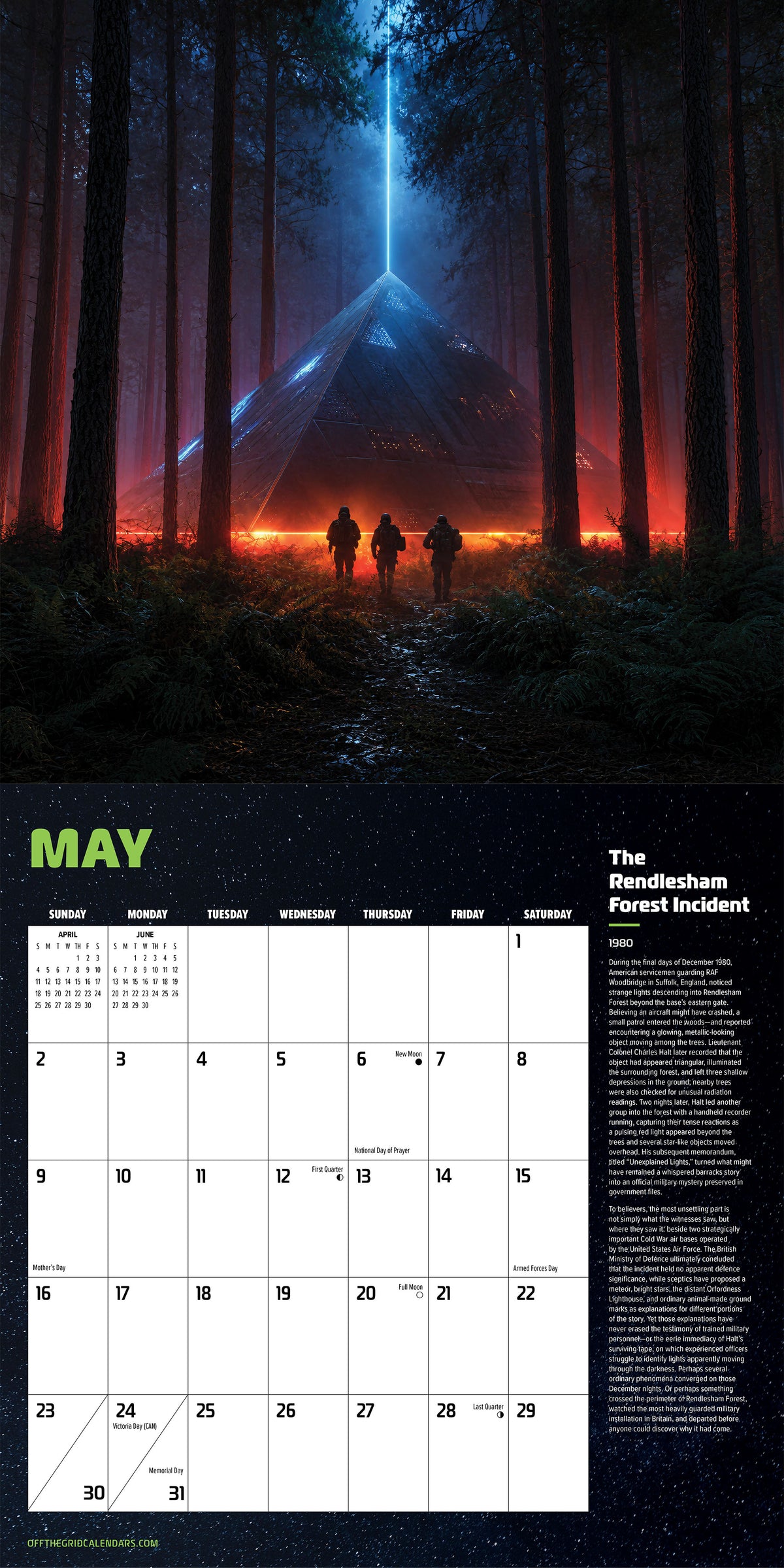 2027 Alien Encounters Calendar