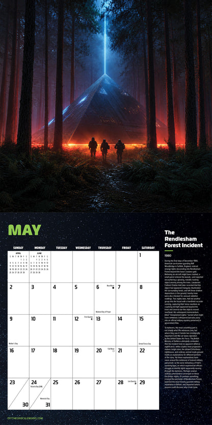 2027 Alien Encounters Calendar