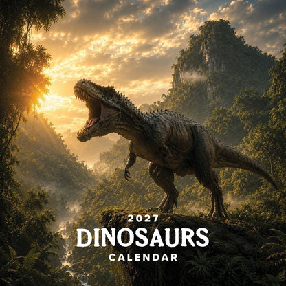 2027 Dinosaurs Calendar