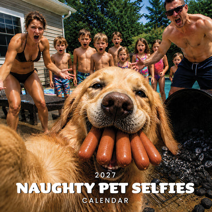 2027 Naughty Pet Selfies Calendar