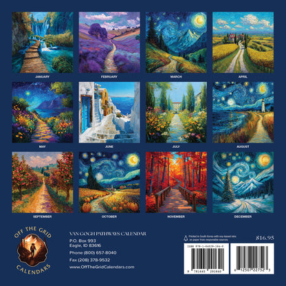 2027 Van Gogh Pathways Calendar