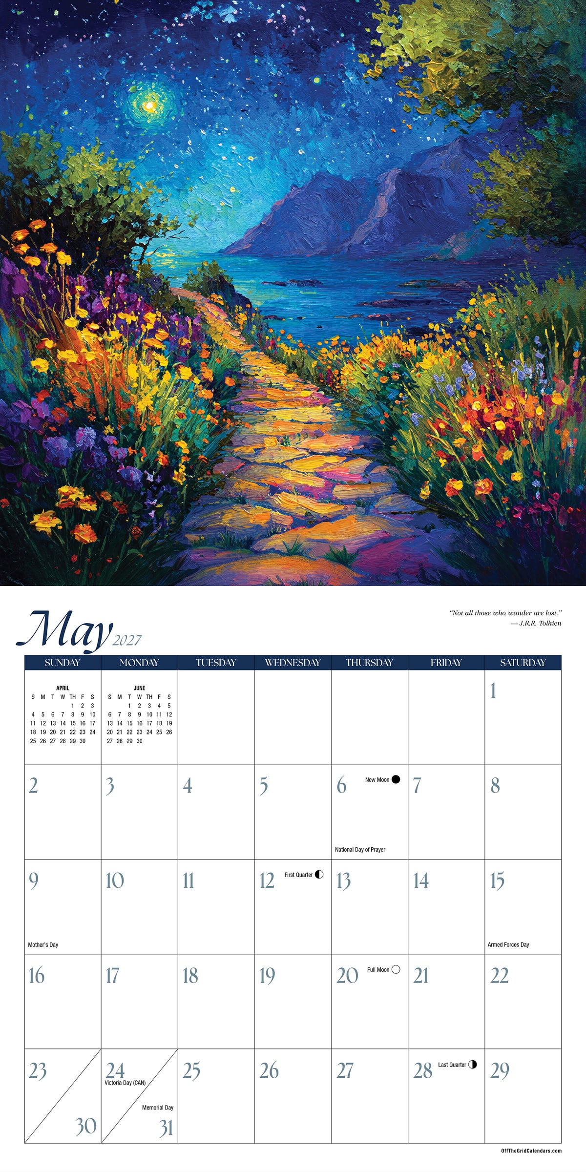2027 Van Gogh Pathways Calendar